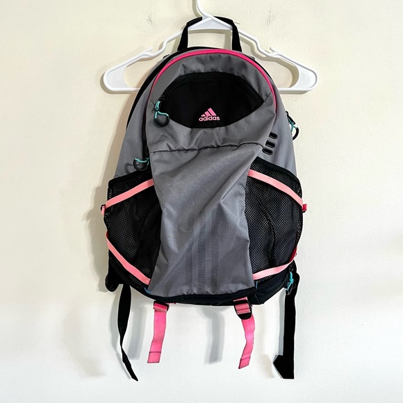 Adidas Large Climacool Pink & Gray Backpack - Picture 1 of 7